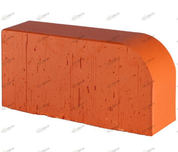 Кирпич печной М-500 LODE красный угловой 2728