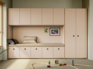 Шкаф-кровать из линолеума