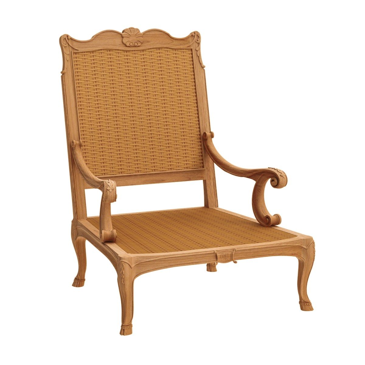 Садовое кресло из тикового дерева ASTELLO Fleur de Lys ARCH-00019019 - Вид №5