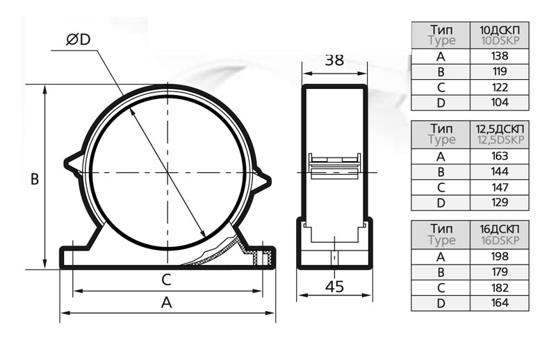 Держатель-соединитель круглого канала 16ДСКП Santreyd 01-0503-006 - Вид №1