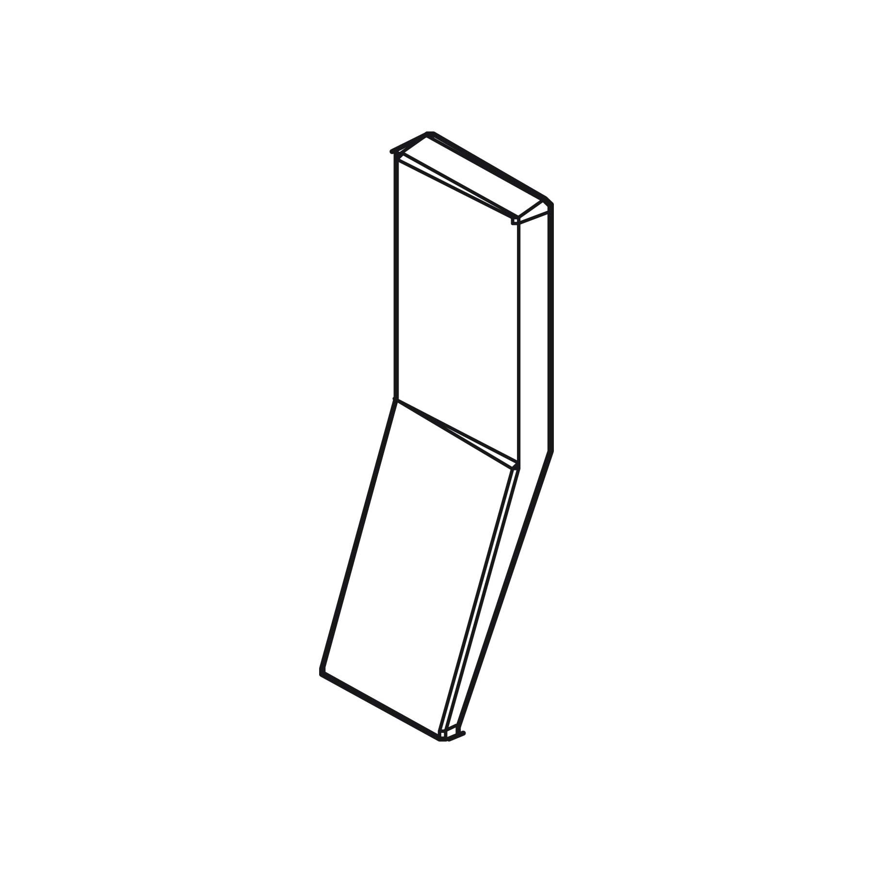 24725 SALGAR Ручка UNIIQ Комплект из 3 шт. Для тумбы под умывальник ХРОМ  - Вид №2