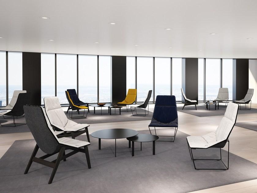 Viccarbe Мягкое кресло из дерева с высокой спинкой Ace Acam | acam_tx Acam ~ acam_tx - Вид №1