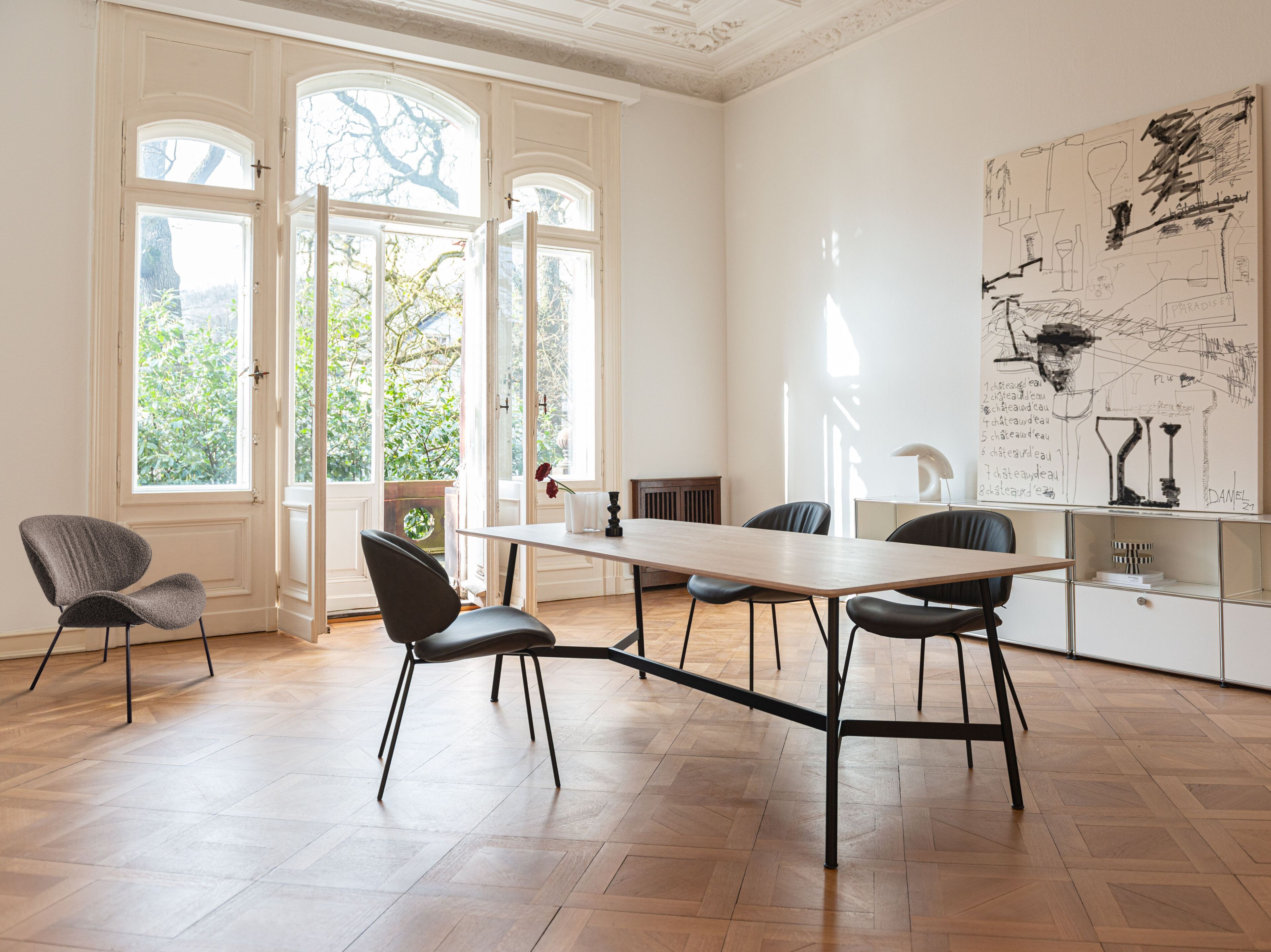 Мягкий стул из ткани KFF Alvaro ARCH-00098831 - Вид №18