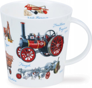 10648648 Dunoon Кружка Dunoon "Сельский транспорт.Кернгорм" 480мл Фарфор костяной