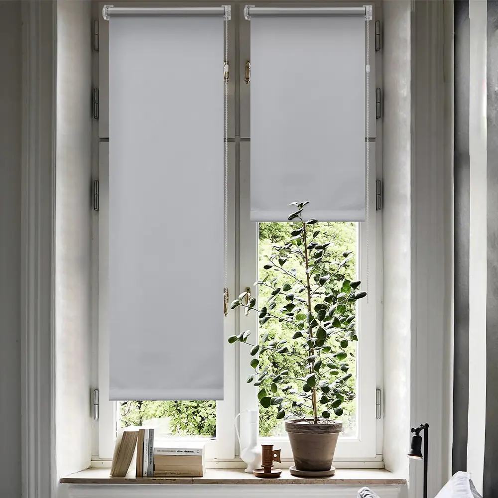 Рулонная штора ЭСКАР Silverback серый блэкаут 50x160 см 89354632 STLM-1035424 - Вид №5