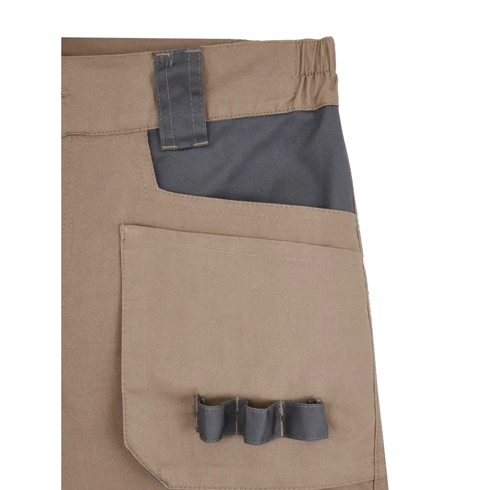 Шорты рабочие DOWELL Cotton бежевые XXL с эргономичными карманами 89430692 STLM-1572578 - Вид №4
