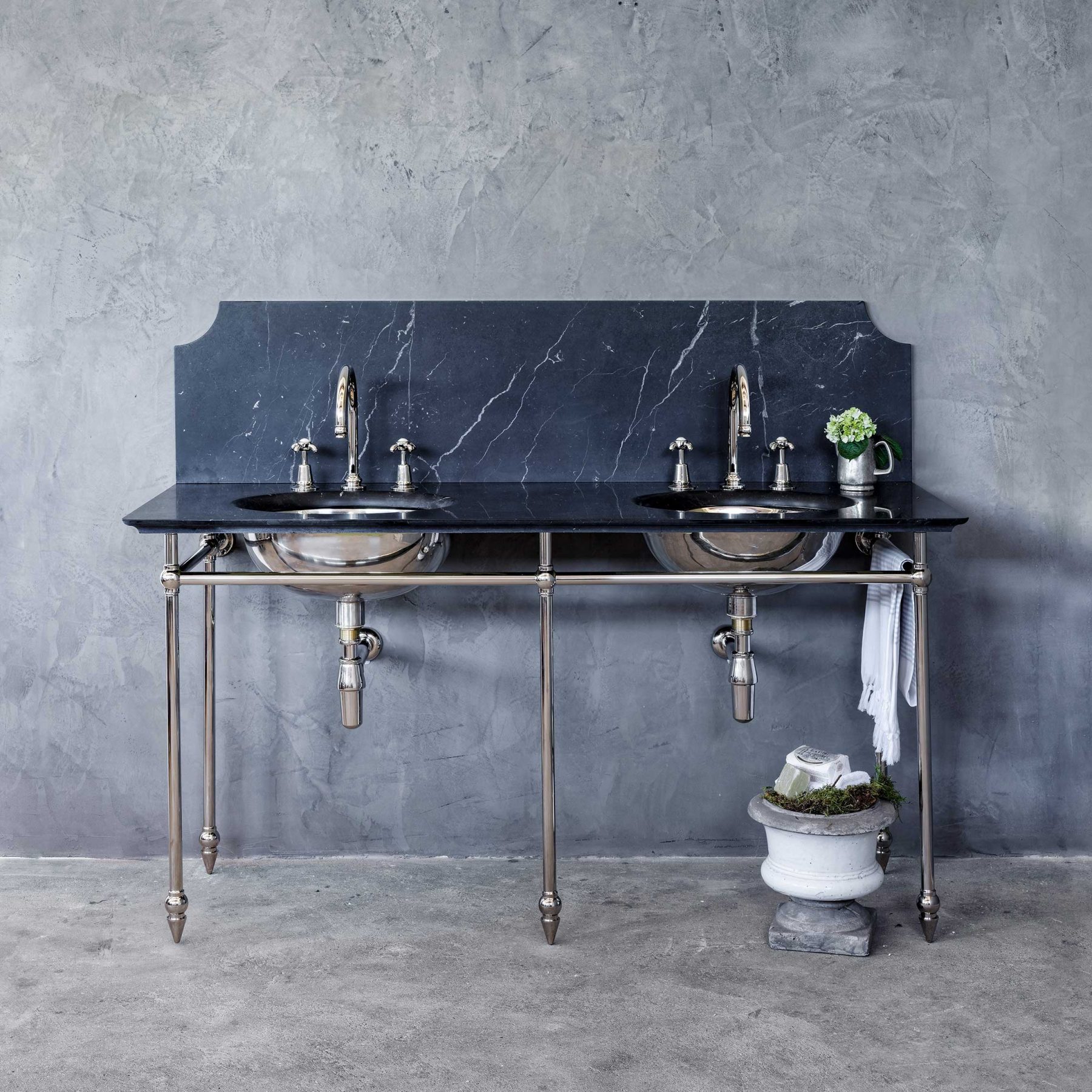 Marble & Stone Washstands Раковина The Pyrford Double Catchpoleandrye  - Вид №3