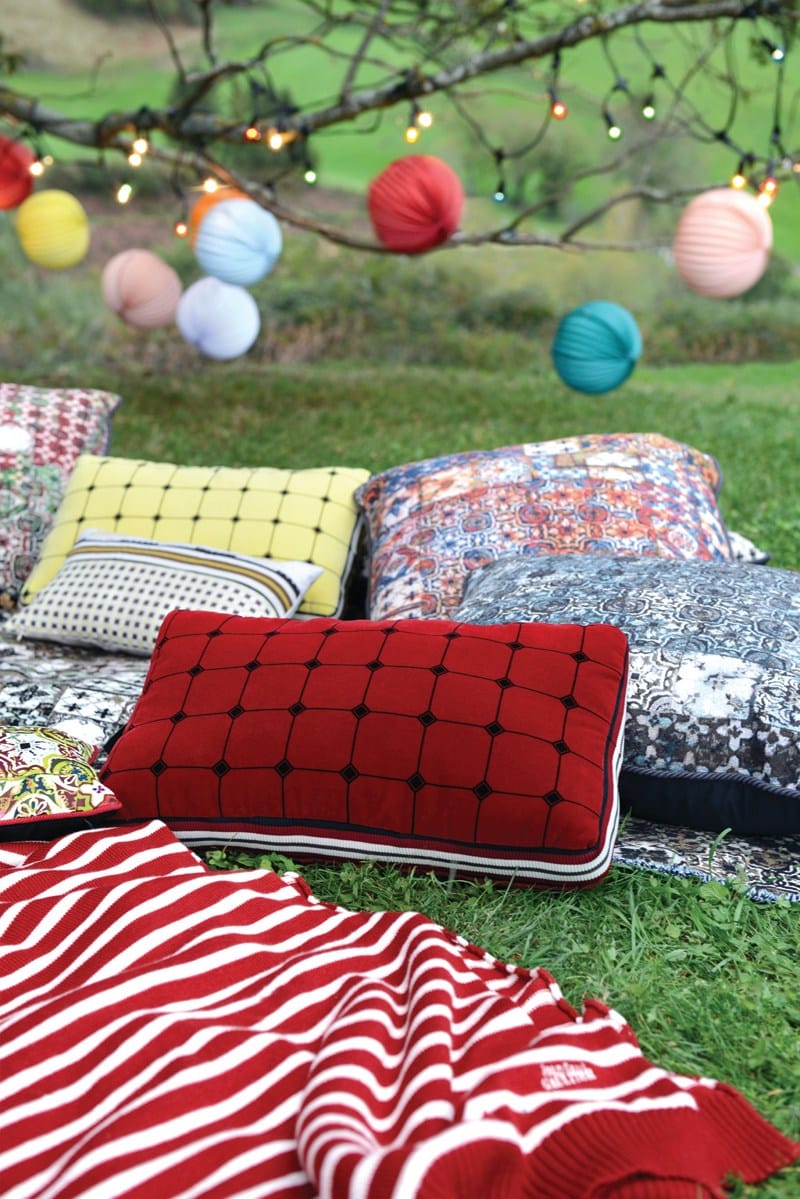 Хлопчатобумажная ткань для обивки стен с графическим рисунком LELIEVRE Jean Paul Gaultier-Nature et découverte ARCH-00004055 - Вид №1