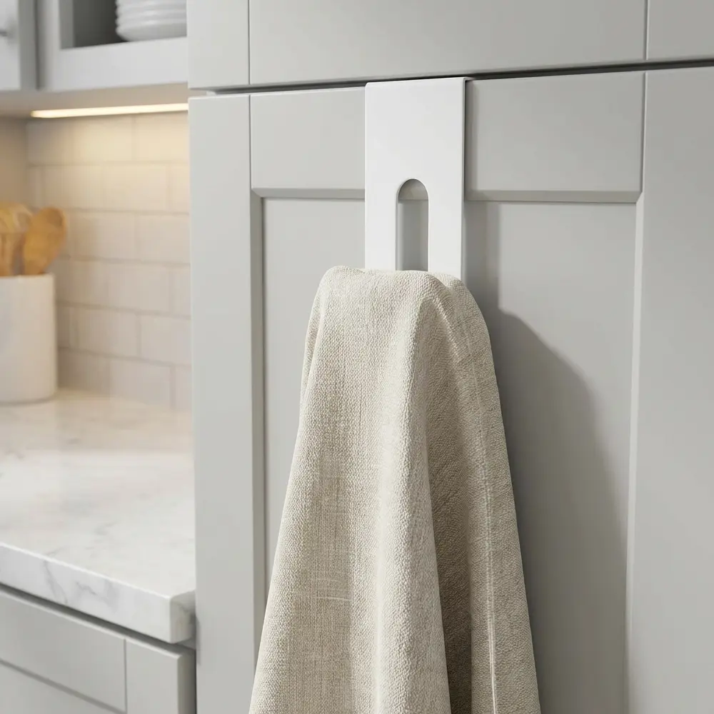 Крючок на дверь KONSENSA 6x11 см цвет белый STLM-2152166