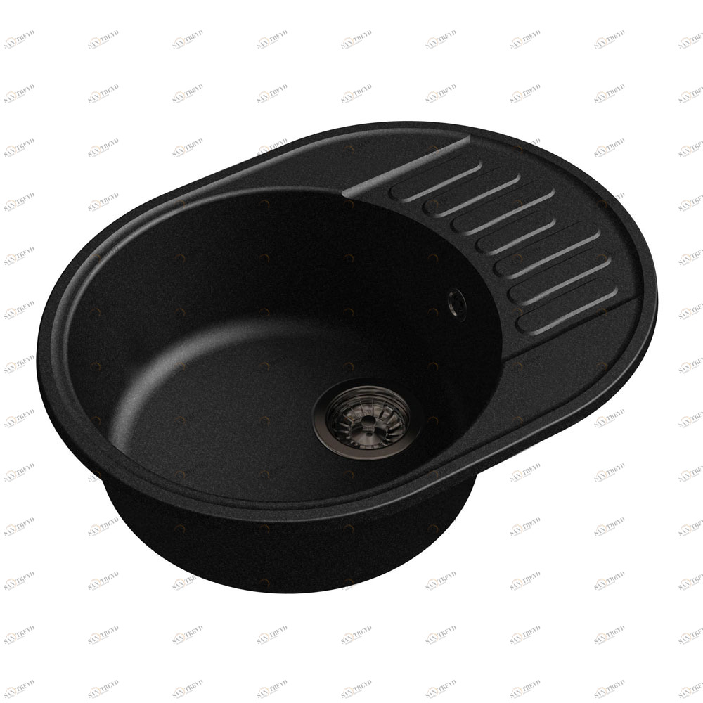 RQ34 антрацит Мойка кухонная прямоугольная Raiber 