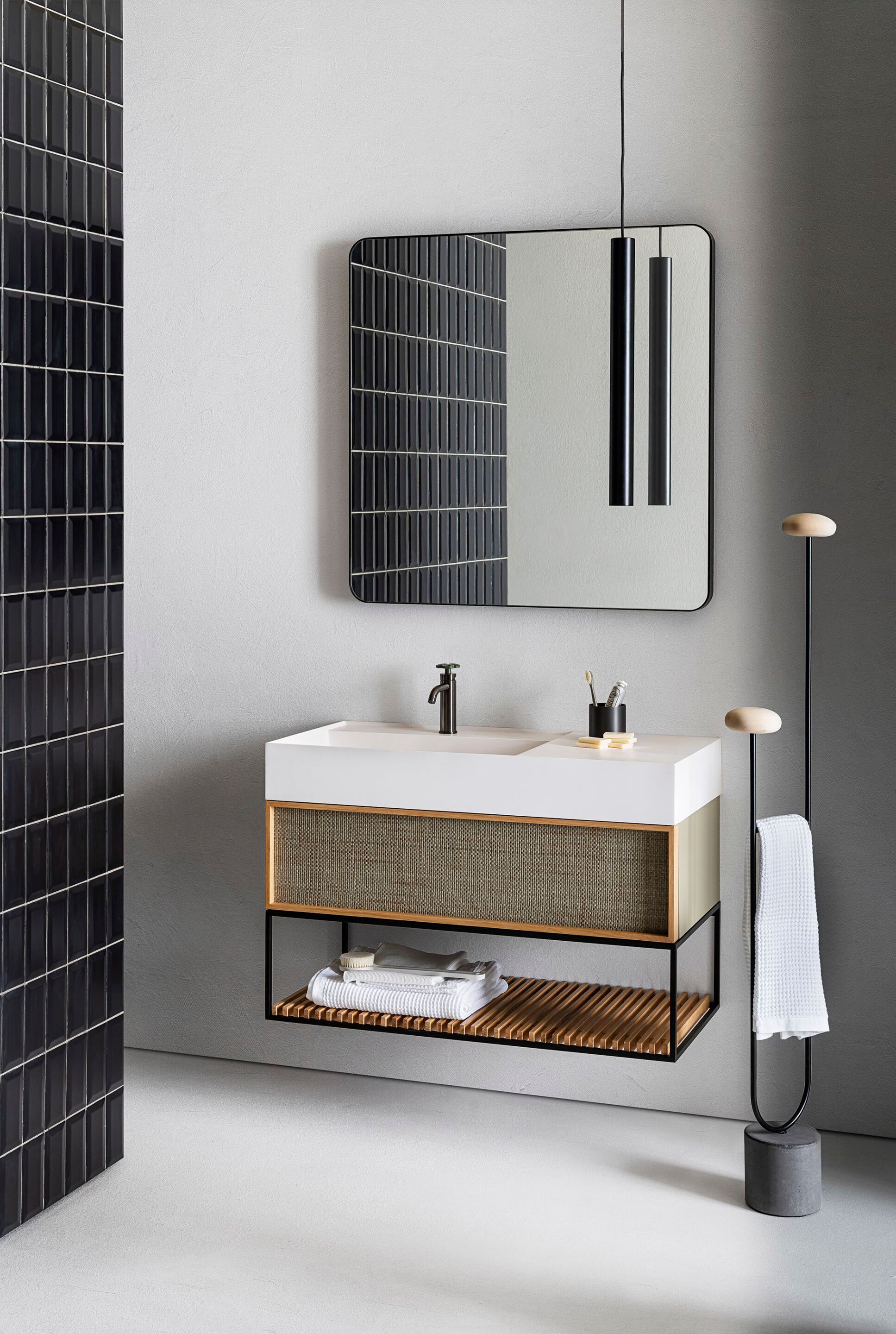 Подвесной умывальник с ящиками Pirovano Element ARCH-00092538 - Вид №1