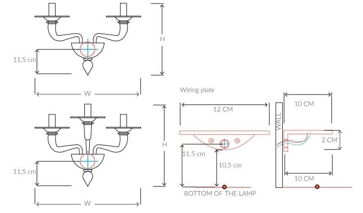 Настенный светильник из муранского стекла Abrissi ARCH-00129690 - Вид №1