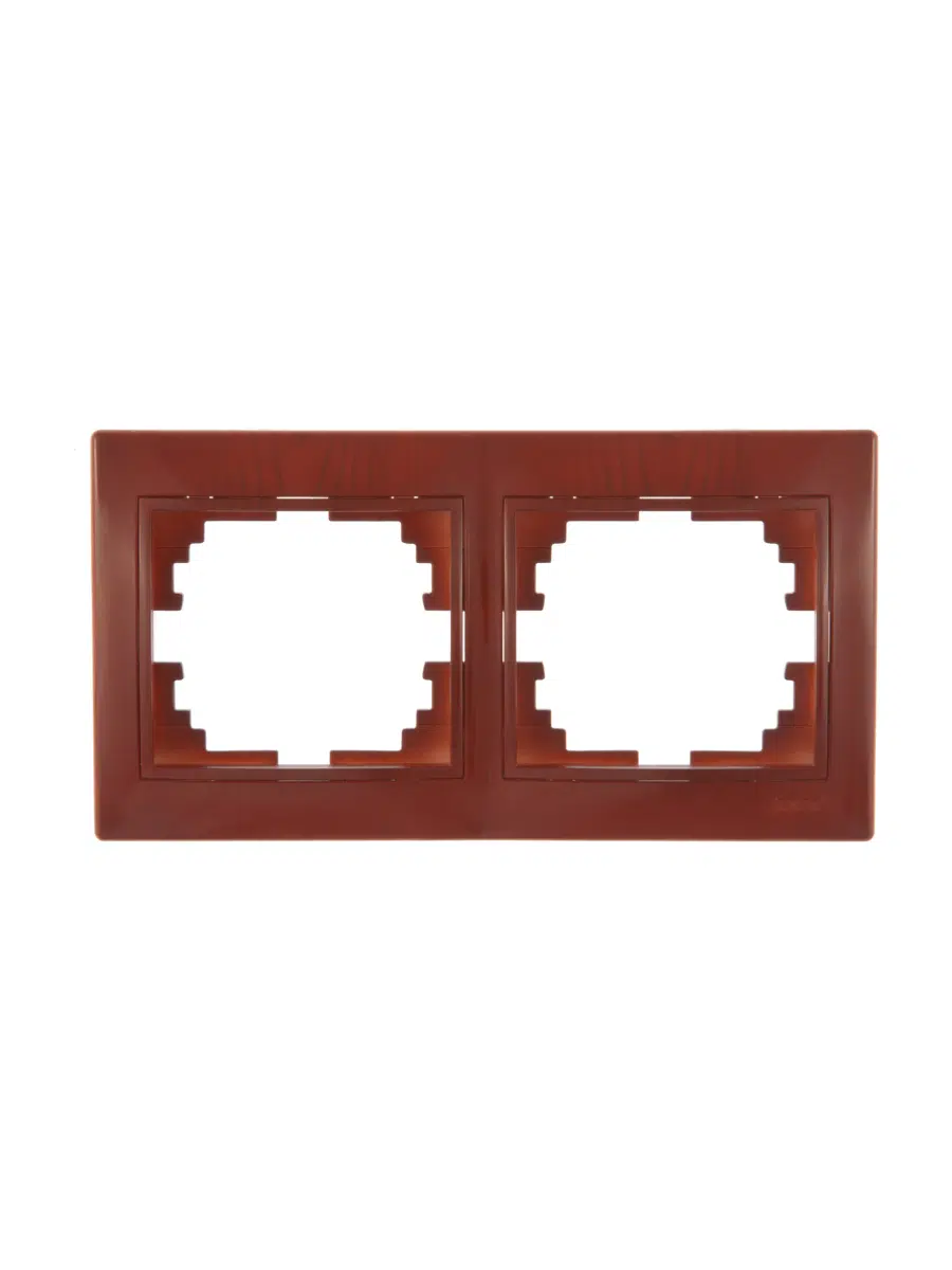 MIRA Рамка 2-ая горизонтальная вишня LEZARD 701-0600-147