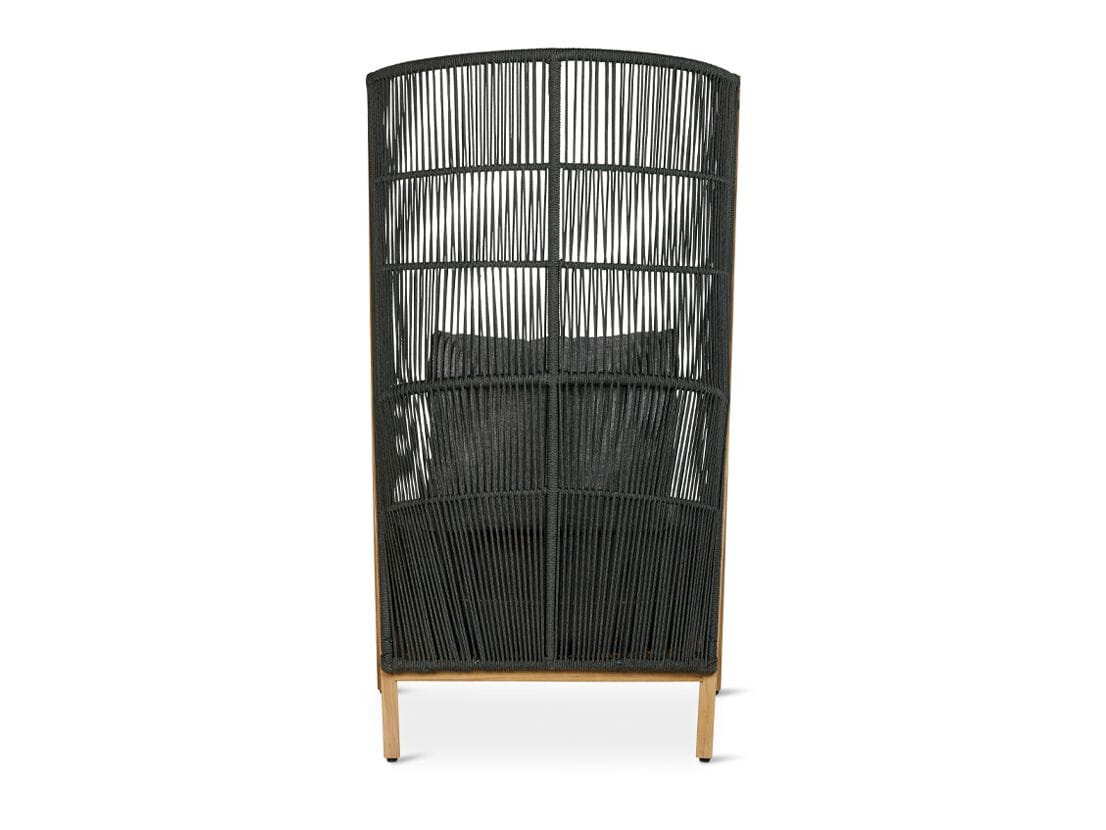 Мягкое садовое кресло из тикового дерева с высокой спинкой Walters Arbor ARCH-00109442 - Вид №4