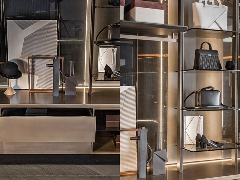 Shake Модульная деревянная гардеробная со встроенной подсветкой sun-id-1409797 - Вид №1