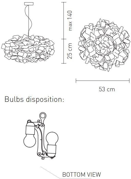 Slamp Подвесной светильник из opalflex® Clizia sun-id-1514755 - Вид №16