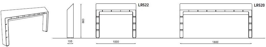 mmcité1 Стальная скамья Radium sun-id-1394118 - Вид №2