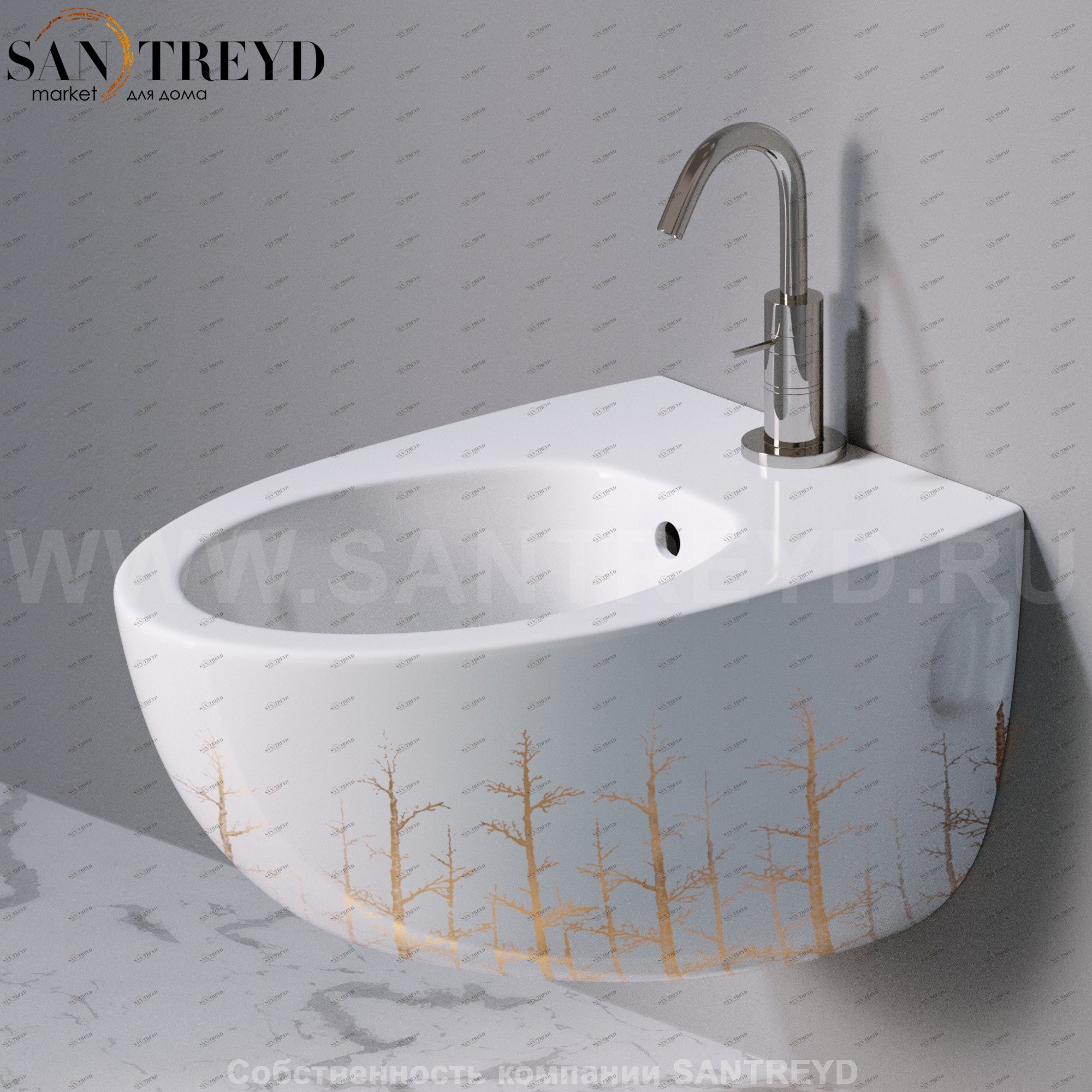 S512.405G Биде подвесное OVAL A. e T. Italia AeT ITALIA