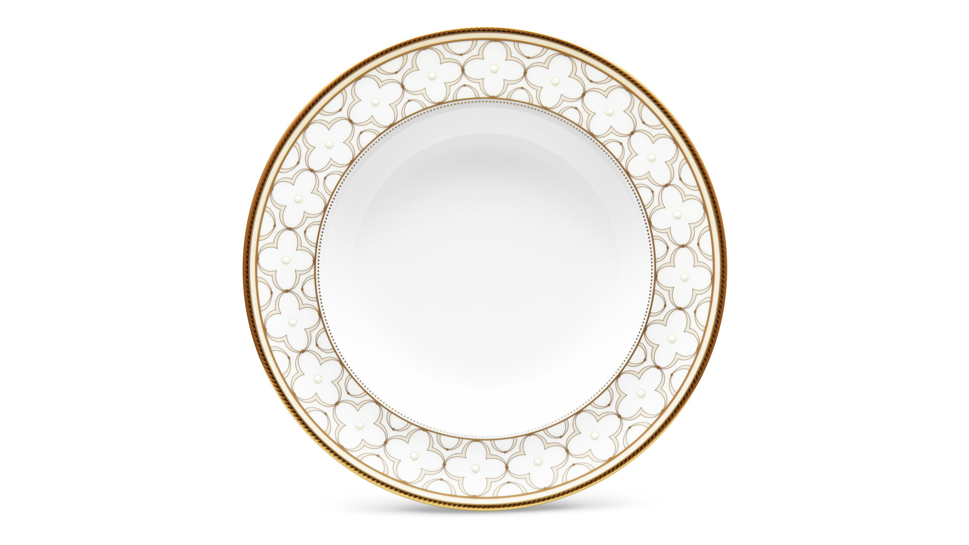 10647524 Noritake Сервиз столовый Noritake "Трефолио,золотой кант" 6/21 Фарфор костяной  - Вид №3