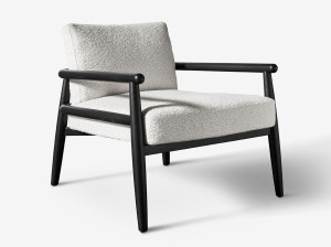 Съемное тканевое кресло с подлокотниками