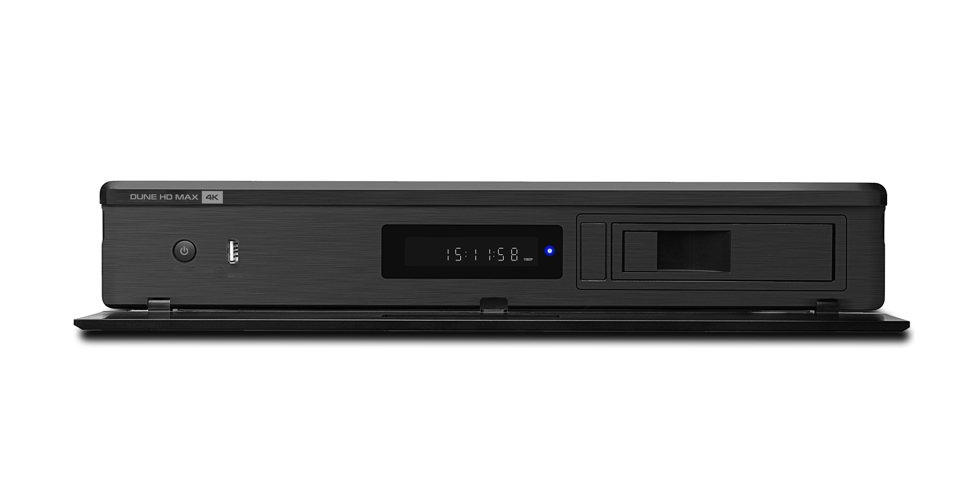 Dune HD Max 4K Hi-fi 4k mediaplayer max 4k: ultrahd/60 hz/3d/hdr/10 bit, cpu realtek 1295, ram 2 gb, flash 16 gb, 3xusb2.0, 1xusb3.0, 1xusb type-c, 2xhdd sata 3.5", micro sd, lan 1000mb/s, wifi 802.1ac, bt 4.2, hdmi 2.0a, xmos, hdmi audio-out, s/pdif, rca Santreyd  - Вид №1