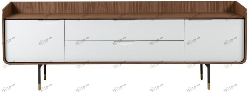 Tonin Casa Тумба под ТВ из орехового дерева с распашными дверцами Opera sun-id-1465301