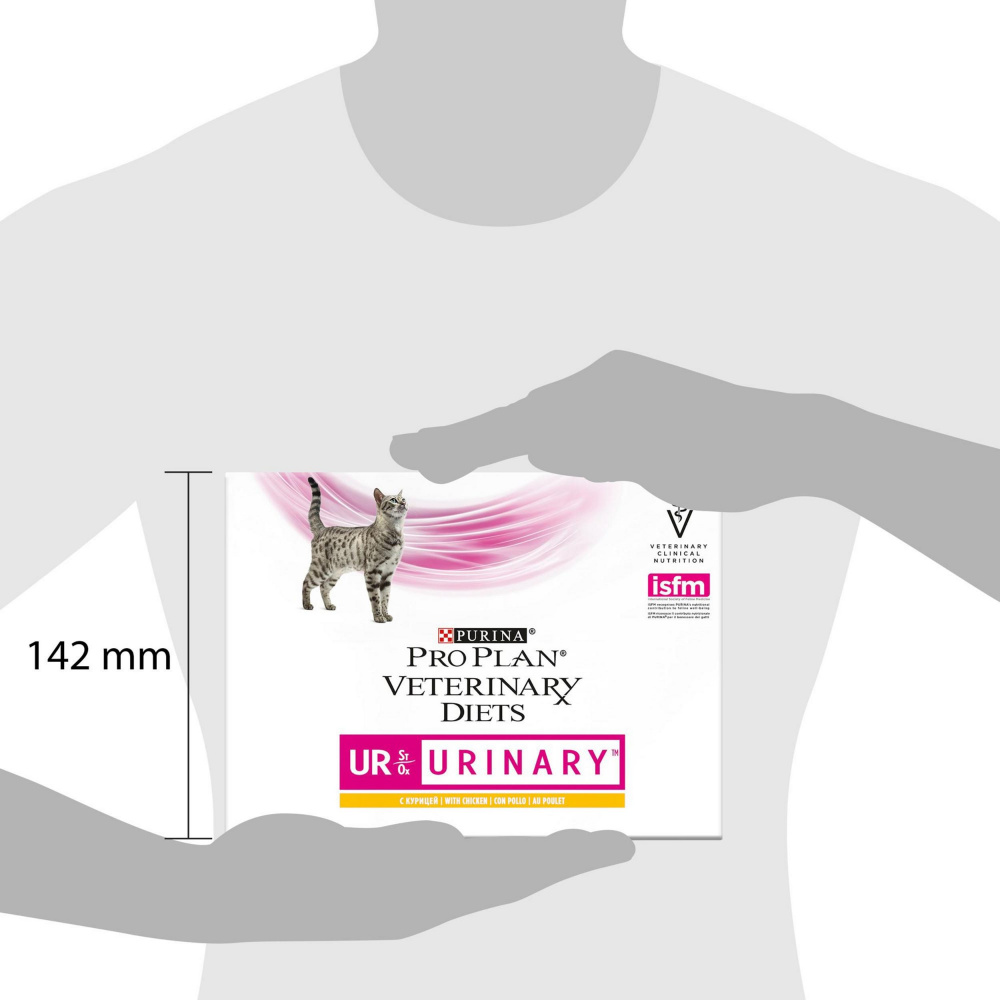 ПР0039974 Корм для кошек Veterinary Diets при болезни нижних отделов мочевыводящих путей, курица пауч 85г Pro Plan  - Вид №11