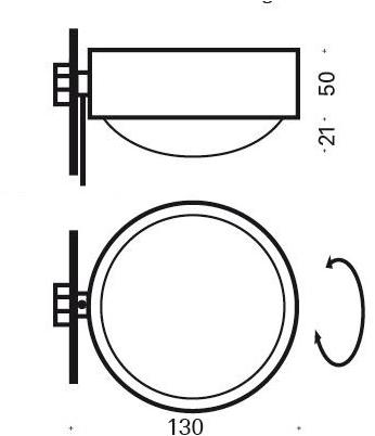 Top Light Регулируемая зеркальная лампа sun-id-1472526 - Вид №3