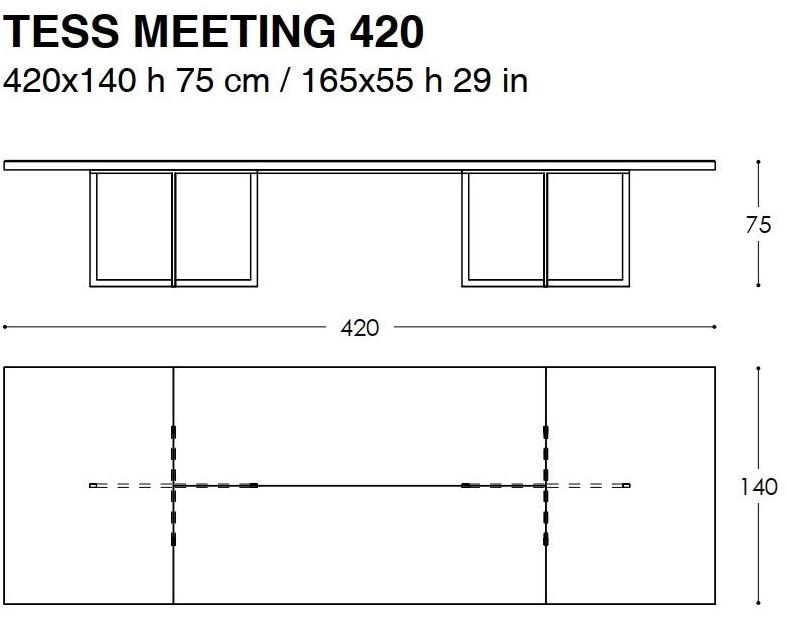 José Martínez Medina Прямоугольный деревянный стол для переговоров sun-id-1478784 - Вид №3