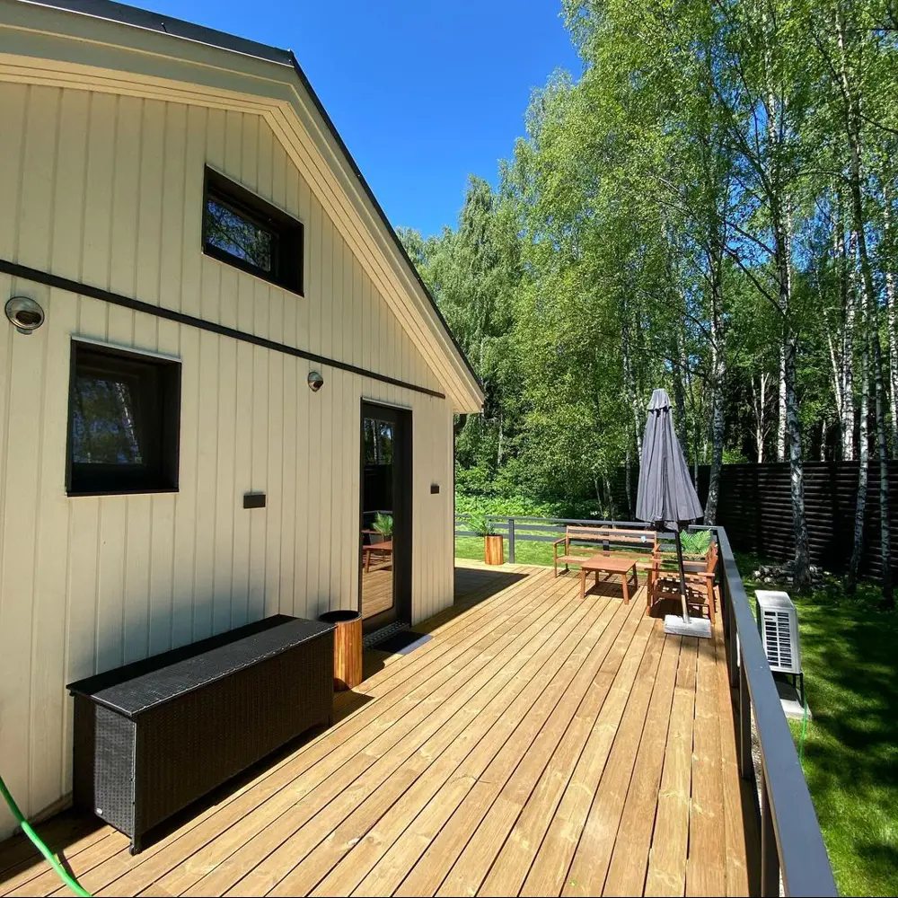 РУСШПАЛА | Двухсторонняя террасная доска с автоклавной пропиткой 28x140x1500 мм 85108158 STLM-0058895 - Вид №8