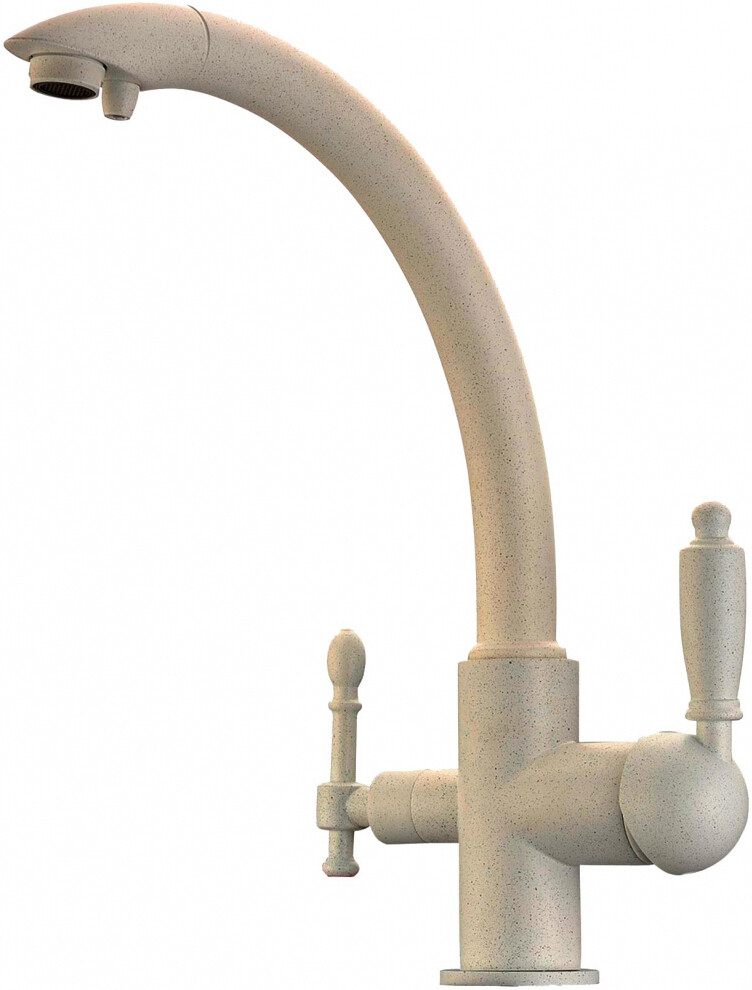 Смеситель ZorG Clean Water ZR 314 YF-33 ПЕСОЧНЫЙ для кухонной мойки, песочный