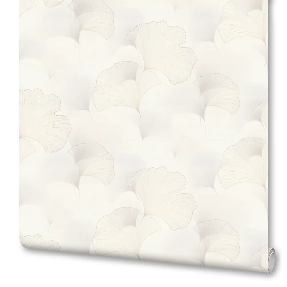 Флизелиновые обои Артекс Аллюр серые с цветочным рисунком 89440759 STLM-1583995