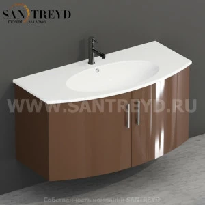 MDMA10Y170 Тумба с двумя створками 98 см коричневая Globo 4ALL Италия