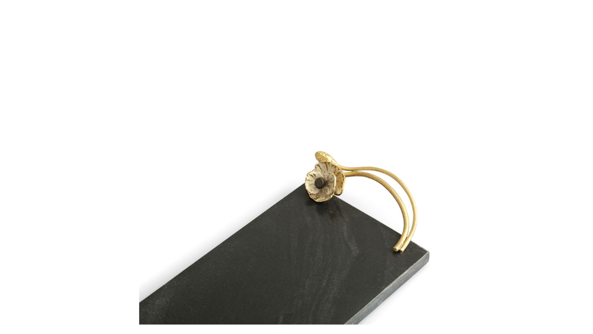 10642288 Michael Aram Доска для сыра с ножом Michael Aram Анемоны 44х15см, мрамор Мрамор  - Вид №3