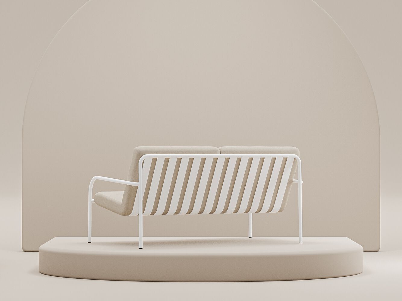 Стальной садовый диван с порошковым покрытием Metallbude CRUZ ARCH-00037484 - Вид №23