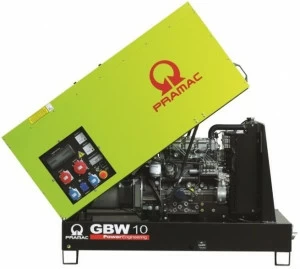 Дизельный генератор Pramac GBW10P (380 V) в кожухе с АВР