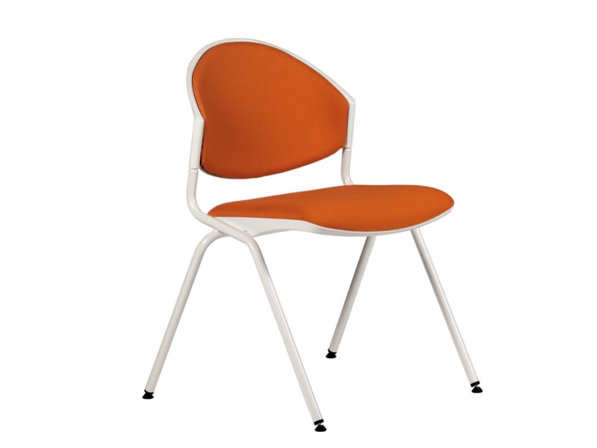 Штабелируемый стул с мягкой тканью для залов ожидания TALIN вложение ARCH-00067149 - Вид №1