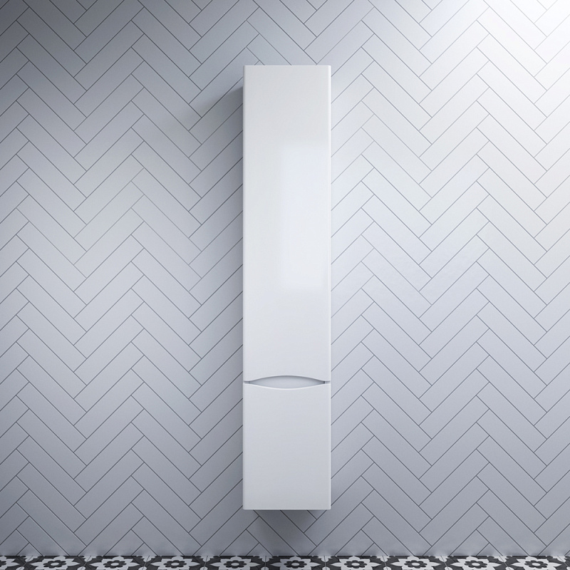 M80CHL0356WG шкаф-колонна подвесной левый 35 см двери белый глянец шт AM.PM Like