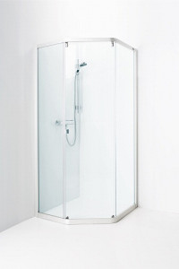 4983012809 Душевая стенка IDO Showerama 8-3 для пятиугольного душа, 800x900 мм