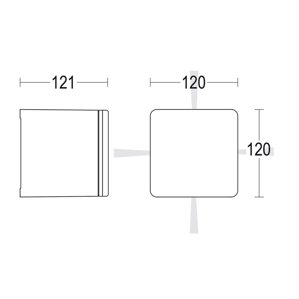 Bivio W 4LE Ghidini Bivio .05 Темно-Cерый (Матовый)  - Вид №1