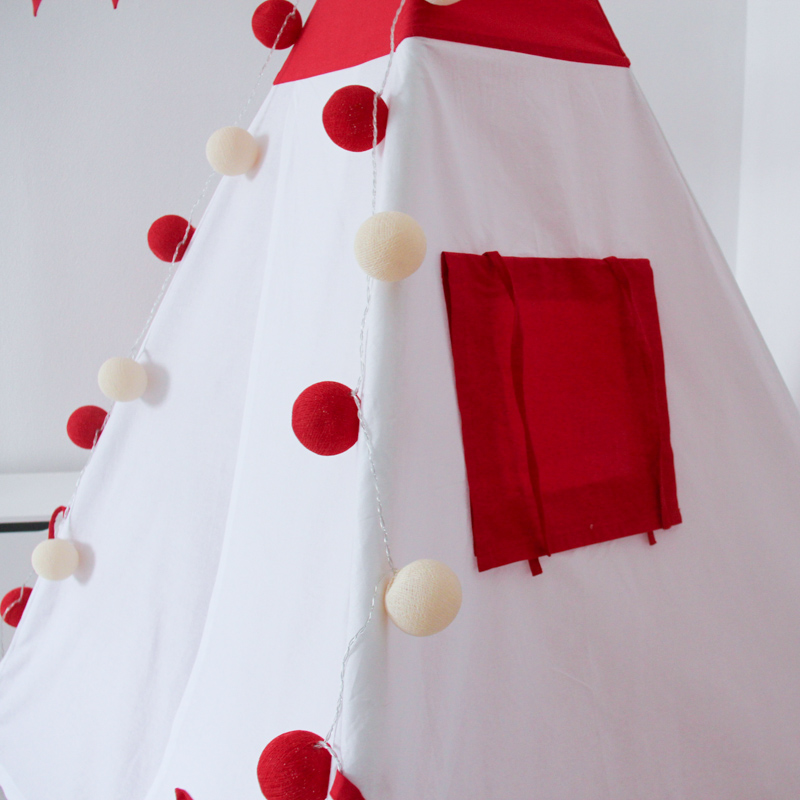 Вигвам для детей Simple Red VAMVIGVAM SIMPLE RED 281526 Белый;красный Santreyd  - Вид №7