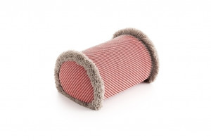 070778 Подушка-ролл GL Diagonal almond-red большая GAN Garden Layers