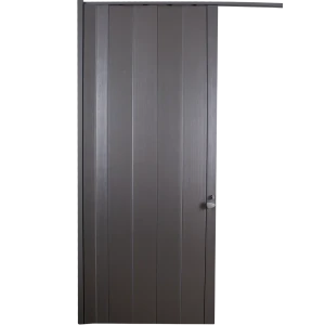 Дверь ПВХ Spacy 84x205 см, цвет металлик