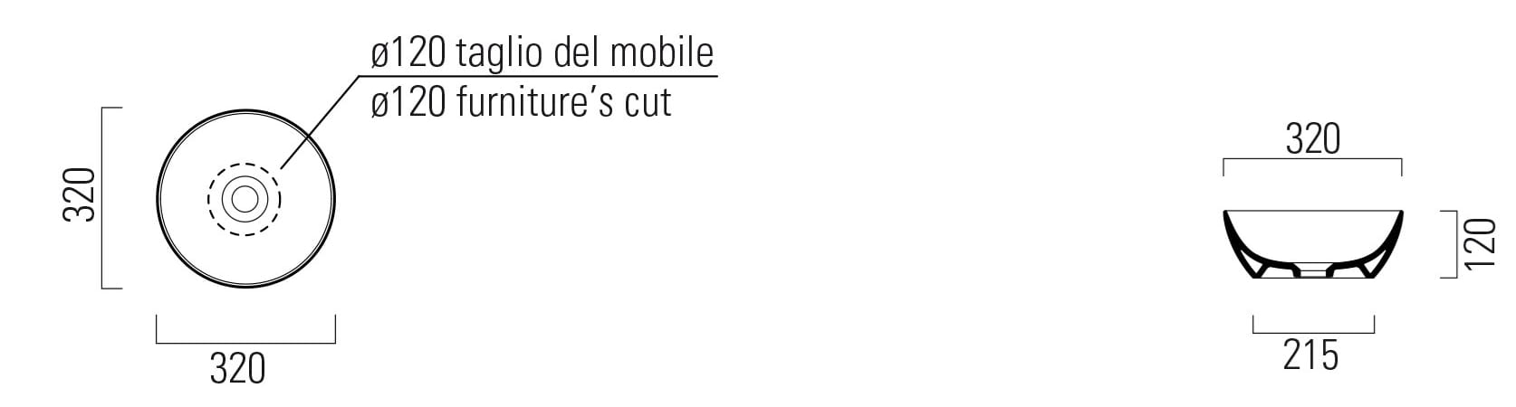 Керамическая круглая столешница GSI ceramica Color Elements ARCH-00148630 - Вид №11