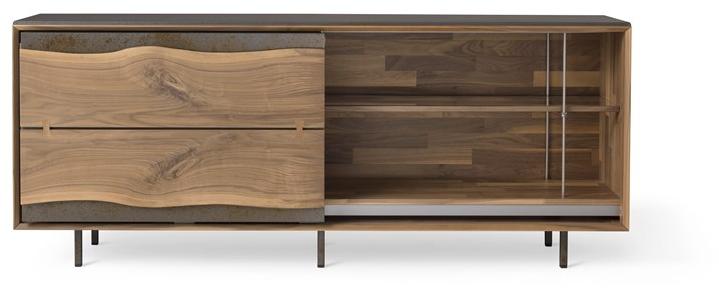 Arte Brotto Буфет из орехового дерева с раздвижными дверцами Leonardo L417n/220 - Вид №2