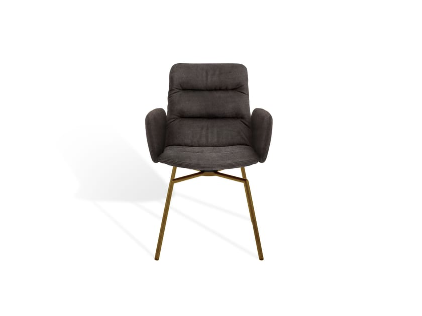 Мягкий тканевый стул с подлокотниками KFF Arva Light ARCH-00109709