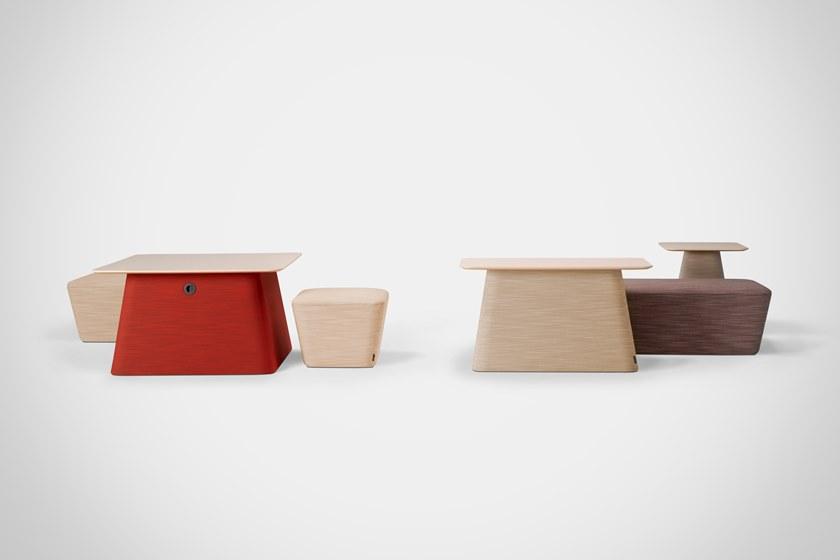 Offecct Прямоугольный пуф из ткани Osaka sun-id-1407375 - Вид №6