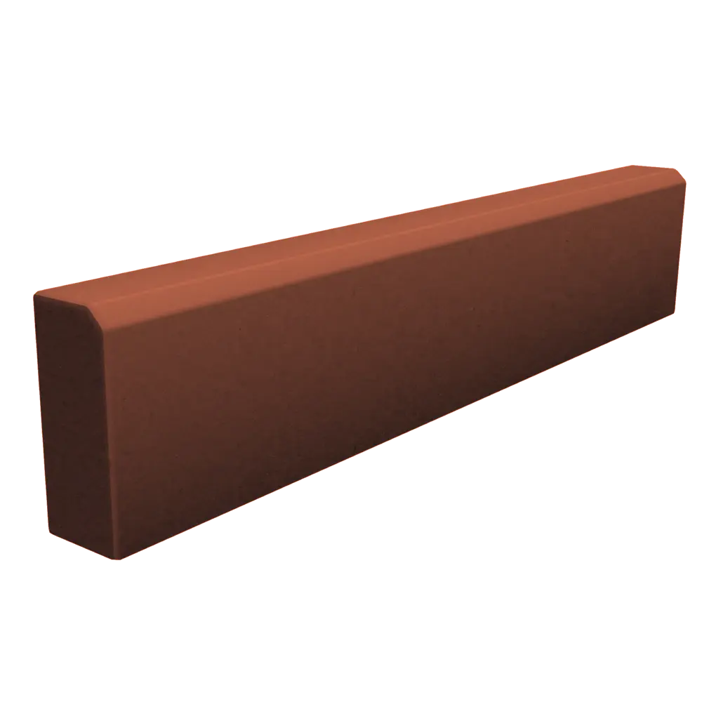 Тротуарный бордюр 1000x200x80 мм красный 82627384 STLM-2039878 Santreyd 