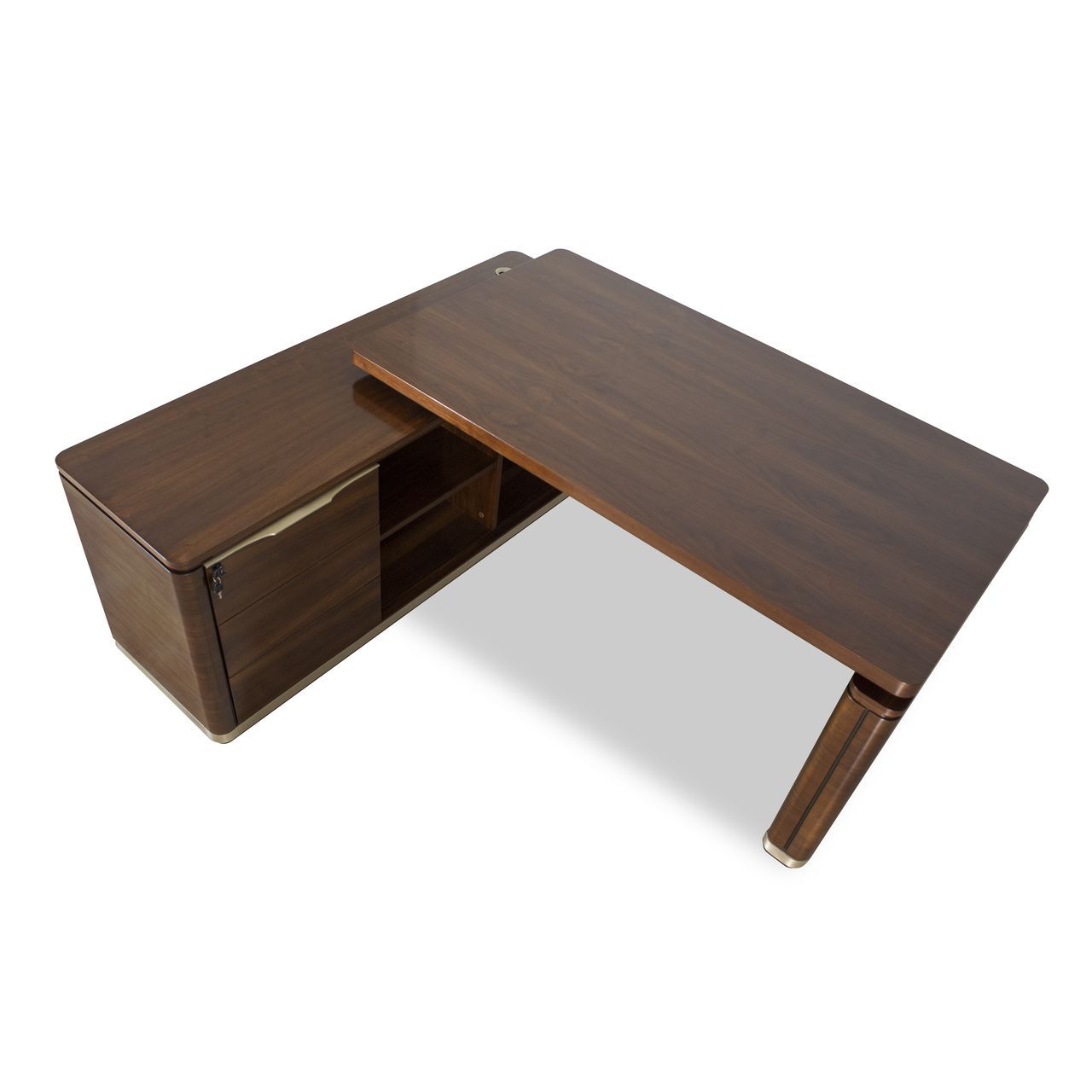 Деревянный направленный угловой стол с системой люверсов Hurtado Evolution ARCH-00055628 - Вид №8