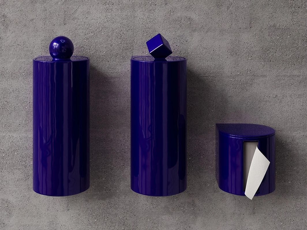 Держатель для туалетной бумаги, туалетная щетка и мусорное ведро Trone Trium ARCH-00016864